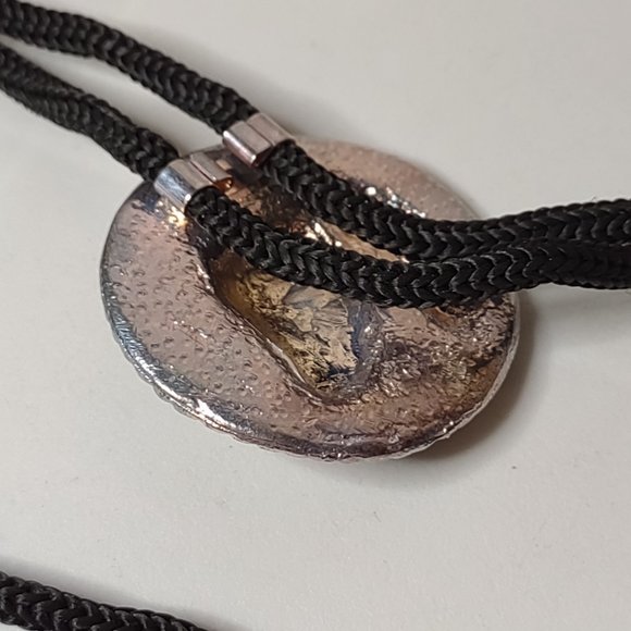 Black And Silver Tone Horse Head Bolo Tie - Picture 10 of 11